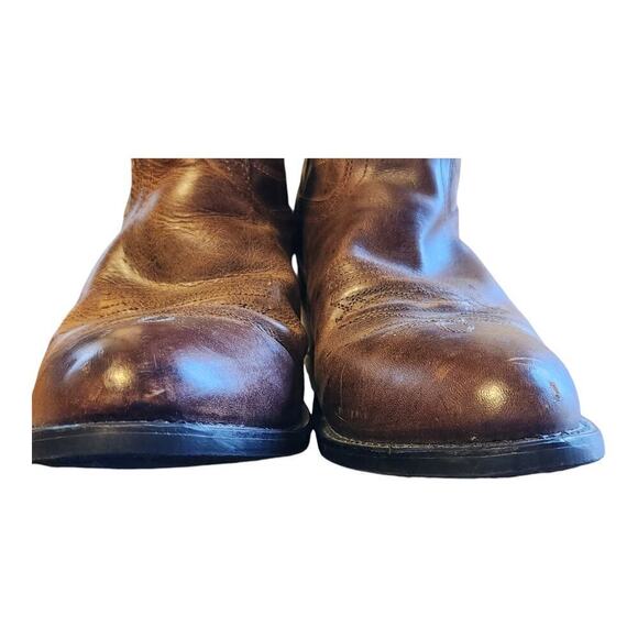 Smoky mountian boots Denver men sz 9.5D brown western cowboy boots leather upper main image 15